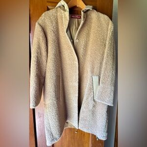 MaxMara Women's Wool and Alpaca midi Teddy coat